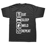 Eat Sleep Weld Repeat T-Shirt