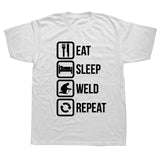 Eat Sleep Weld Repeat T-Shirt