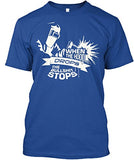 "When the hood drops the bullshit stops"  T-Shirt